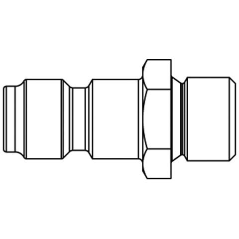 44800040 Nipple - Single Shut-off - Male Thread Single shut-off nipples/ plugs work without valve in the nipple. The flow is stalled when the connection is broken. ( Rectus SF serie)