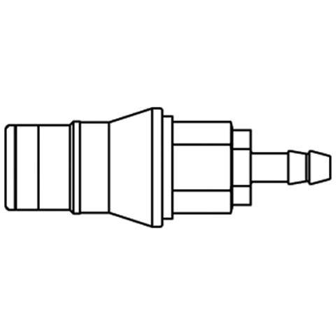 48831000 Snelkoppeling - Enkel Afsluitend - Slangpilaar Snelkoppeling met enkelzijdige afsluiting gecodeerd - Rectukey. Het koppeling systeem is eenvoudig met een hand te bedienen De mechanische codering voorkomt 'verkeerde' aansluitingen en de kleurcodering maakt het ook visueel makkelijk herkenbaar welke koppeling bij welke nippel hoort, wanneer er meerdere snelkoppelingen aangesloten moeten worden.