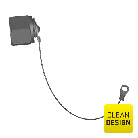 94204720 Dop - Binnendraad UHP (gland) plug gemaakt van een laag zwavelgehalte of standaard RVS316L roestvrij staal en zijn intern en / of externe elektrolytisch gepolijst en verpakt in een klasse 10 cleanroom.