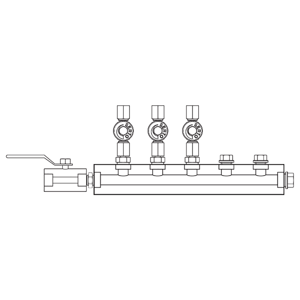 M2035011 Manifolds Stainless Steel Single Sided