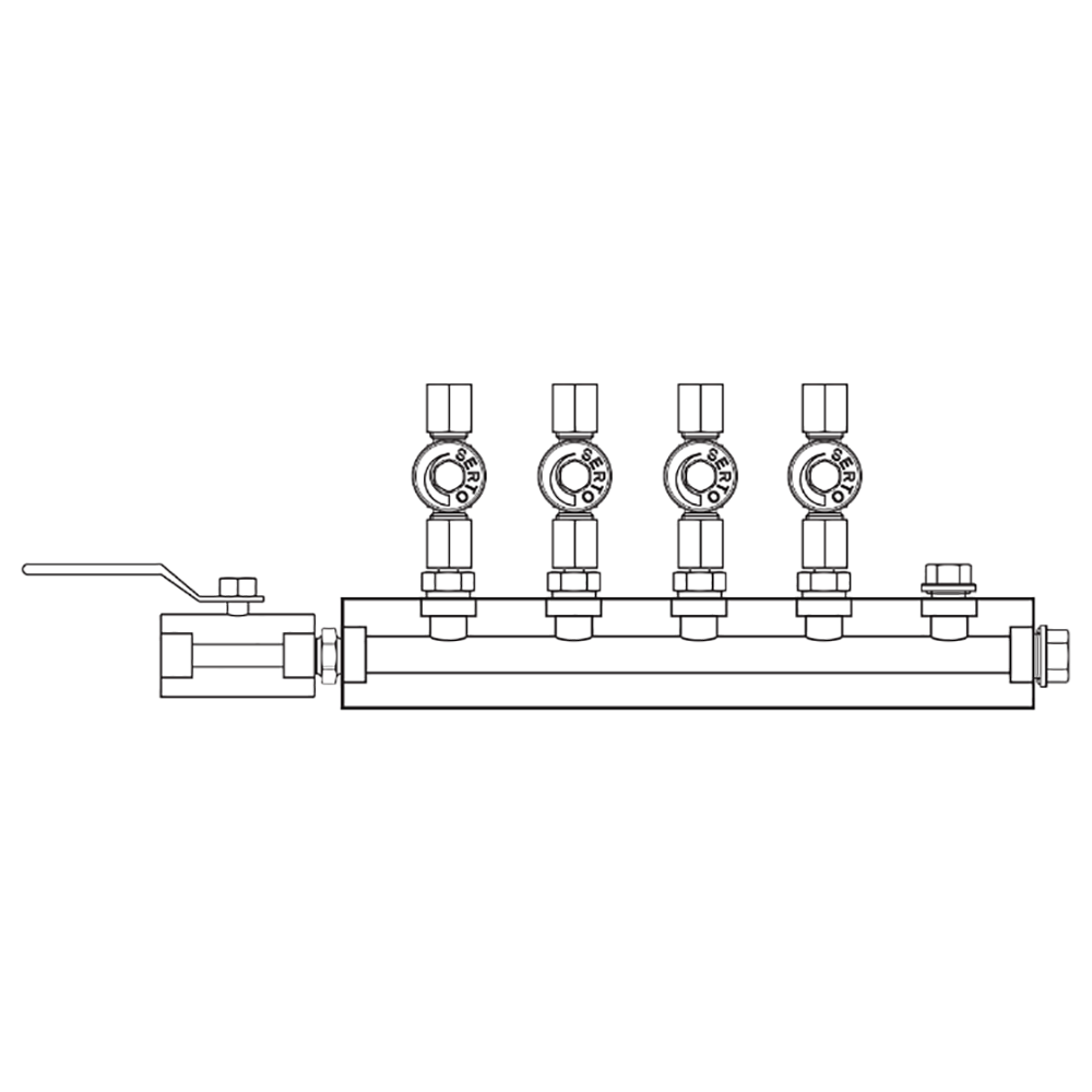 M2046011 Manifolds Stainless Steel Single Sided