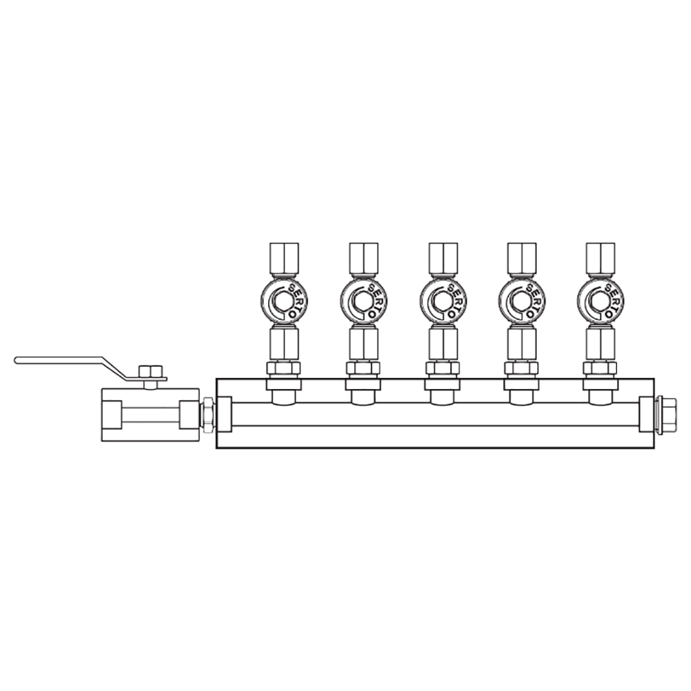 M2056011 Manifolds Stainless Steel Single Sided