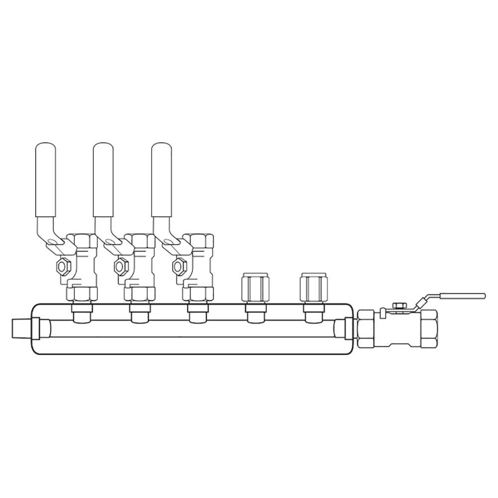 M3034002 Manifolds Stainless Steel Single Sided