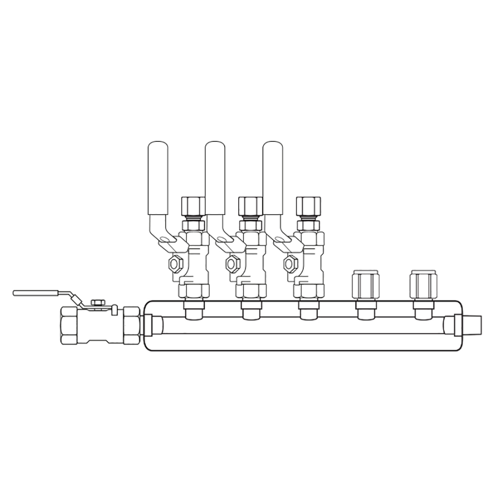 M3034110 Manifolds Stainless Steel Single Sided