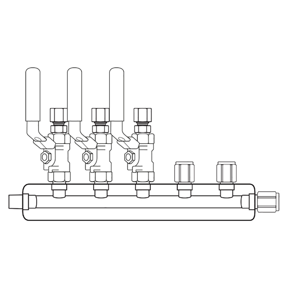 M3034201 Manifolds Stainless Steel Single Sided