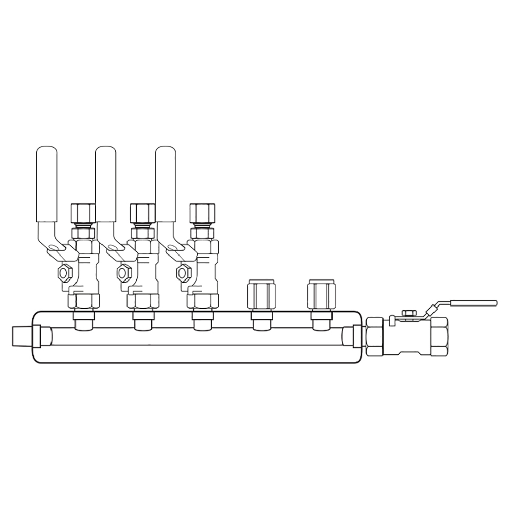 M3034302 Manifolds Stainless Steel Single Sided