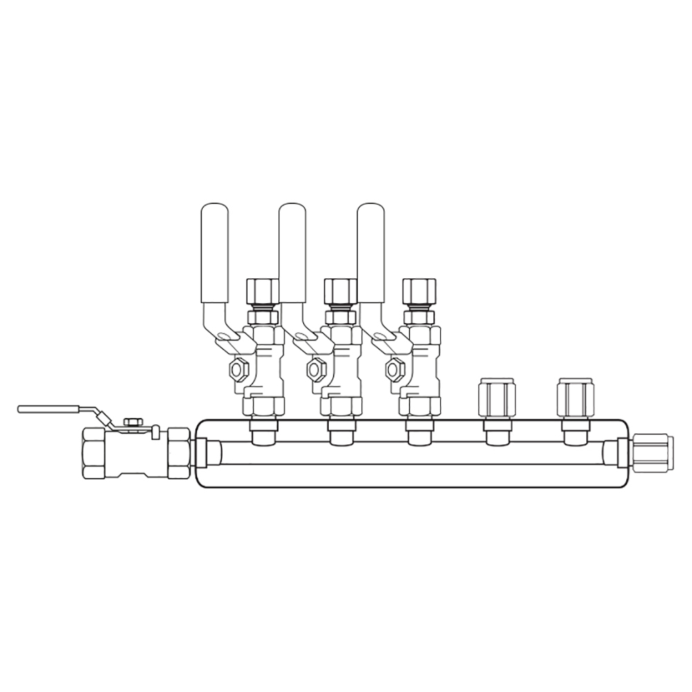 M3034311 Manifolds Stainless Steel Single Sided