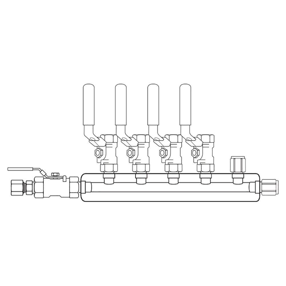 M3044021 Manifolds Stainless Steel Single Sided