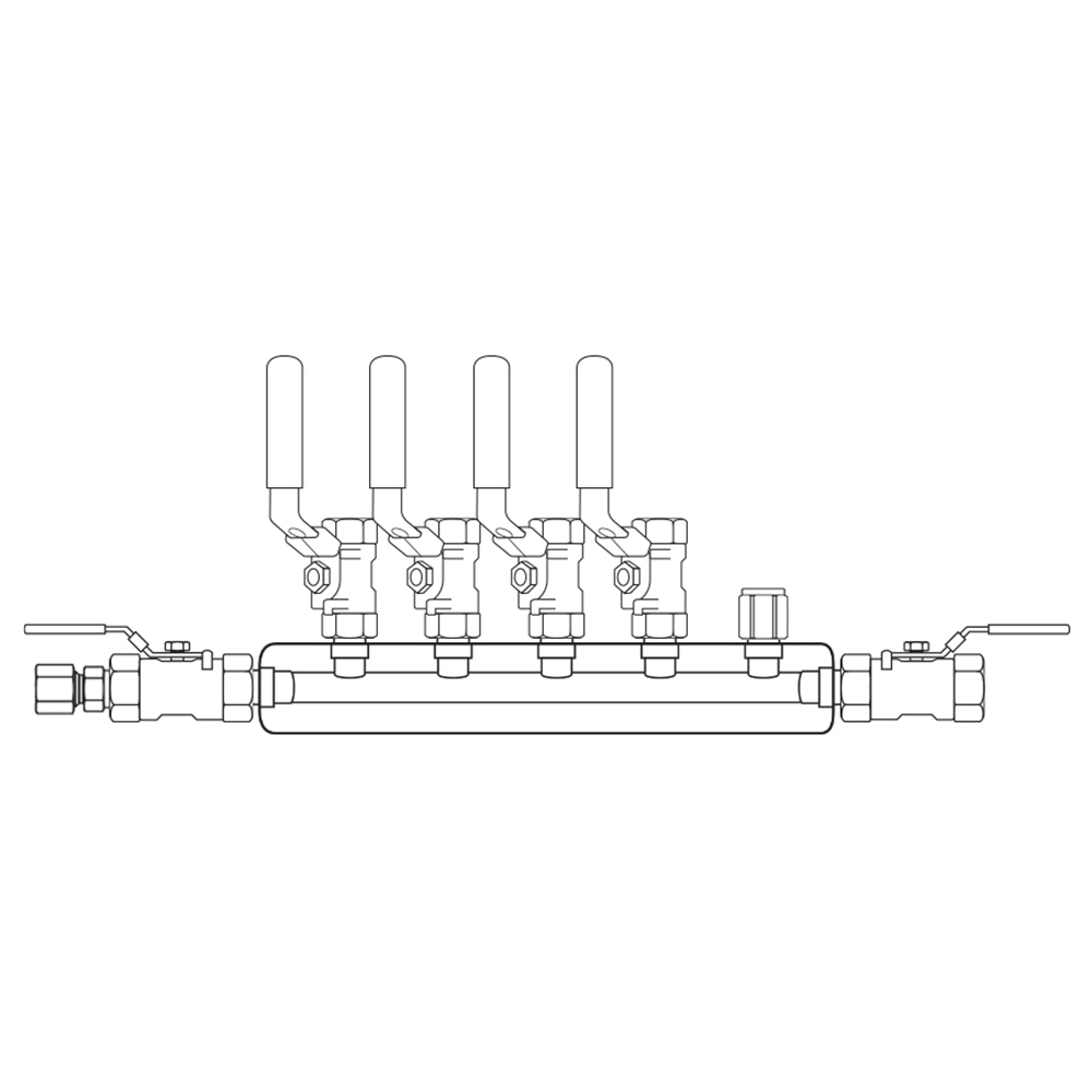 M3044022 Manifolds Stainless Steel Single Sided