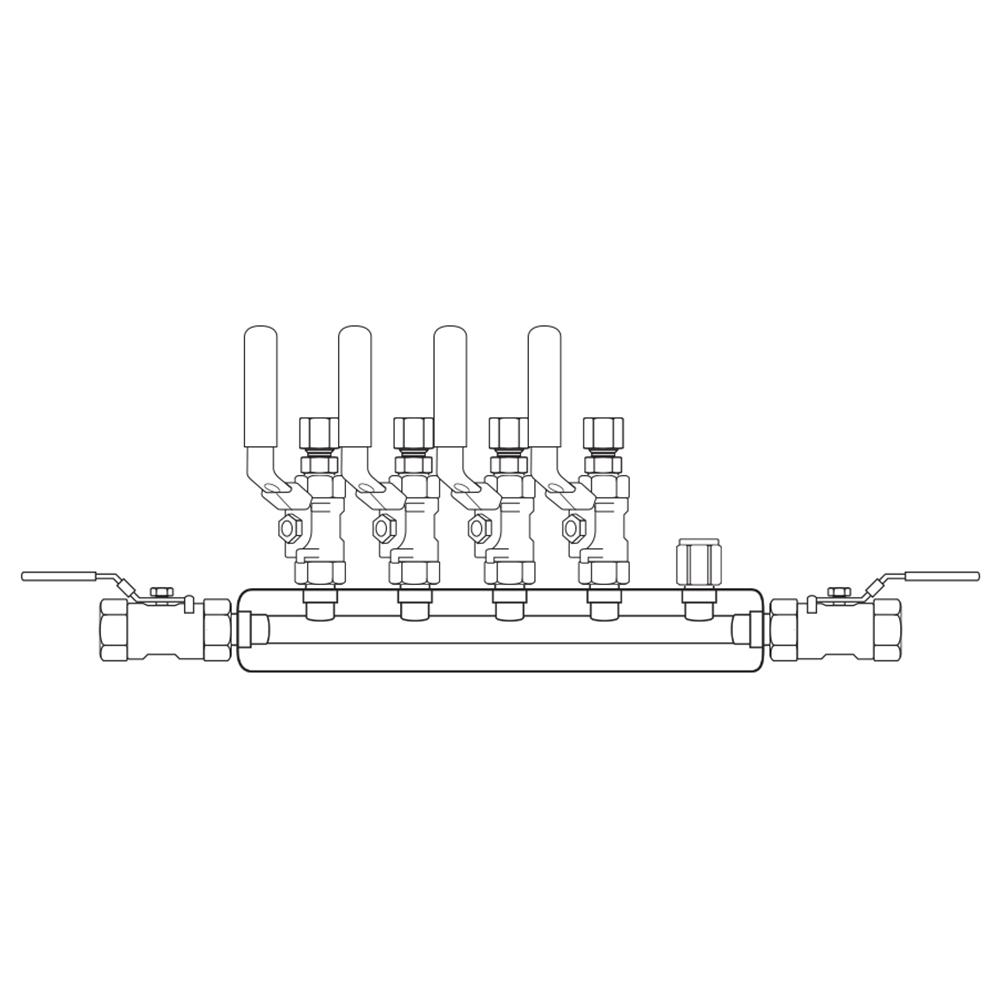 M3044112 Manifolds Stainless Steel Single Sided