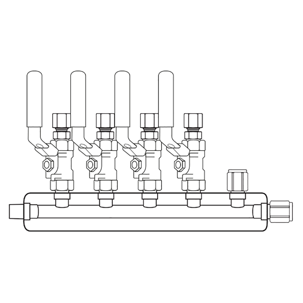 M3044301 Manifolds Stainless Steel Single Sided