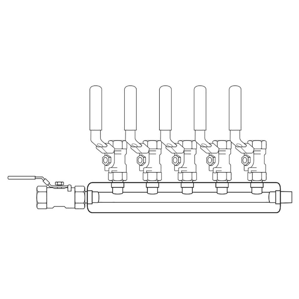 M3054010 Manifolds Stainless Steel Single Sided