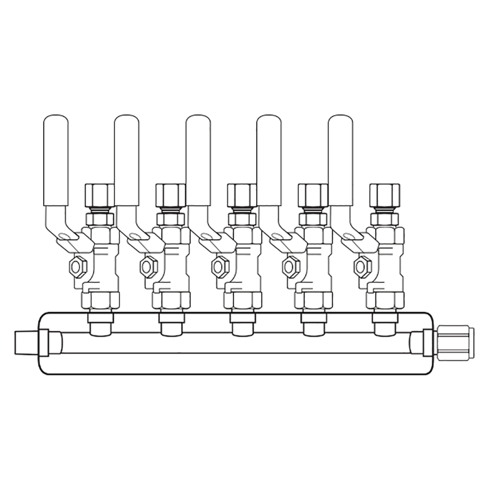 M3054201 Manifolds Stainless Steel Single Sided