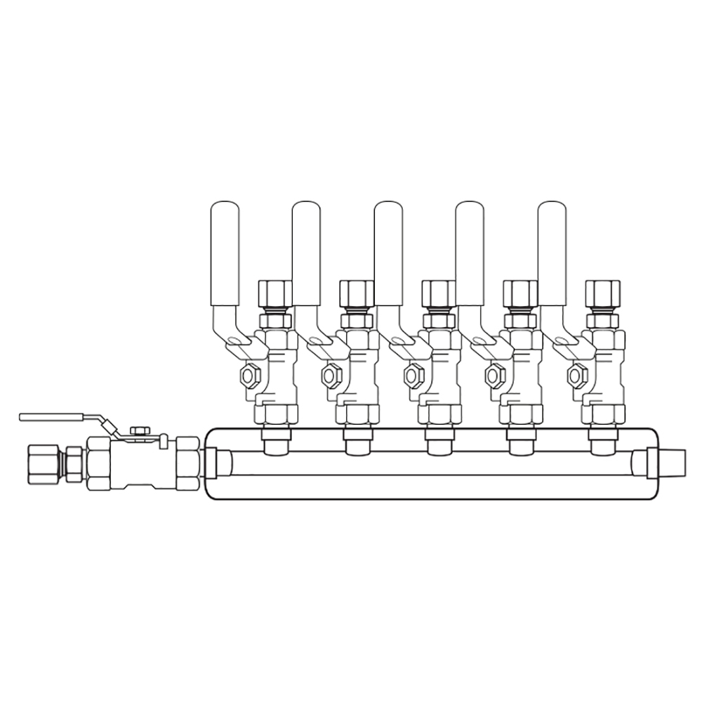 M3054250 Manifolds Stainless Steel Single Sided