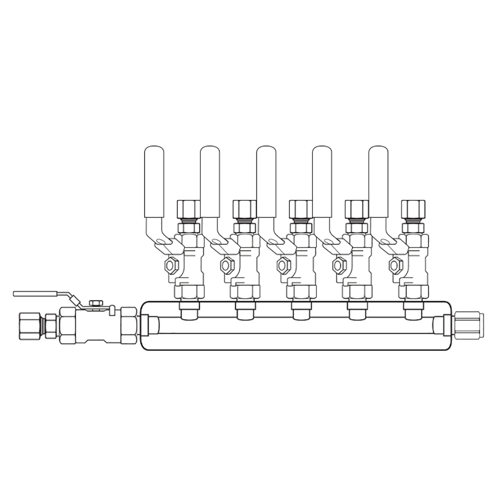 M3054251 Manifolds Stainless Steel Single Sided