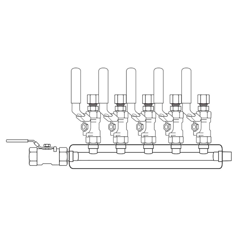 M3054310 Manifolds Stainless Steel Single Sided