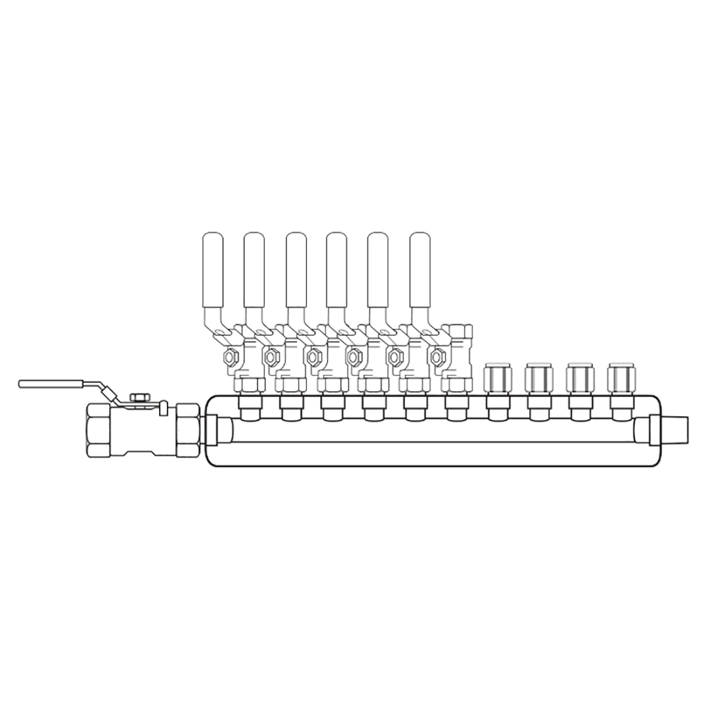 M3064010 Manifolds Stainless Steel Single Sided