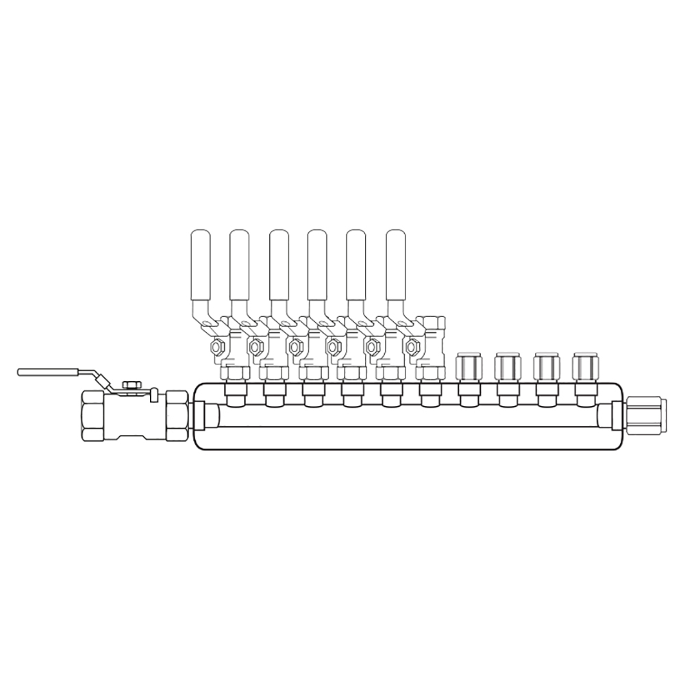 M3064011 Manifolds Stainless Steel Single Sided