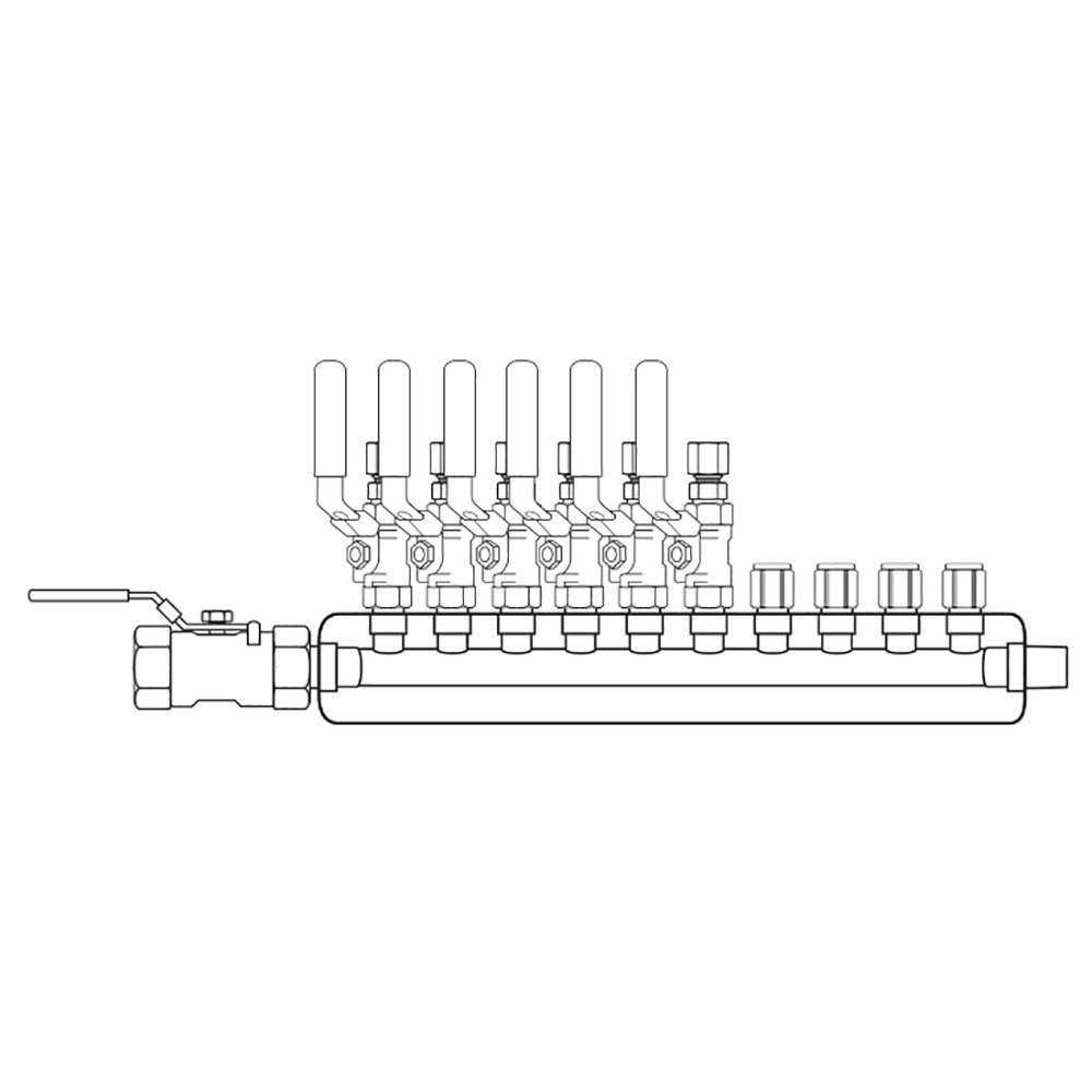 M3064110 Manifolds Stainless Steel Single Sided