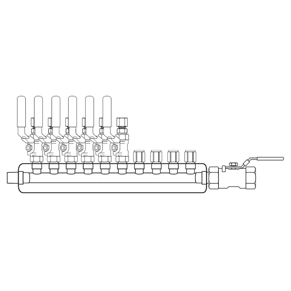 M3064202 Manifolds Stainless Steel Single Sided