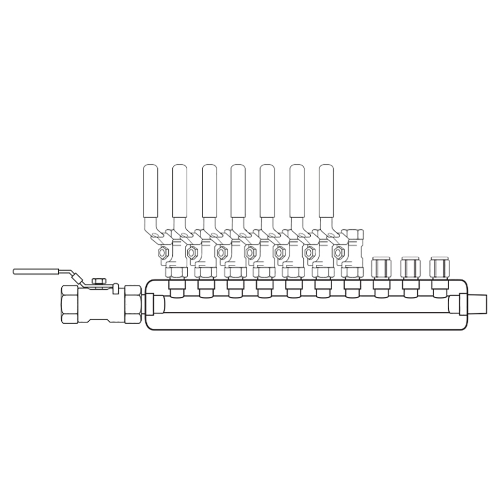 M3074010 Manifolds Stainless Steel Single Sided