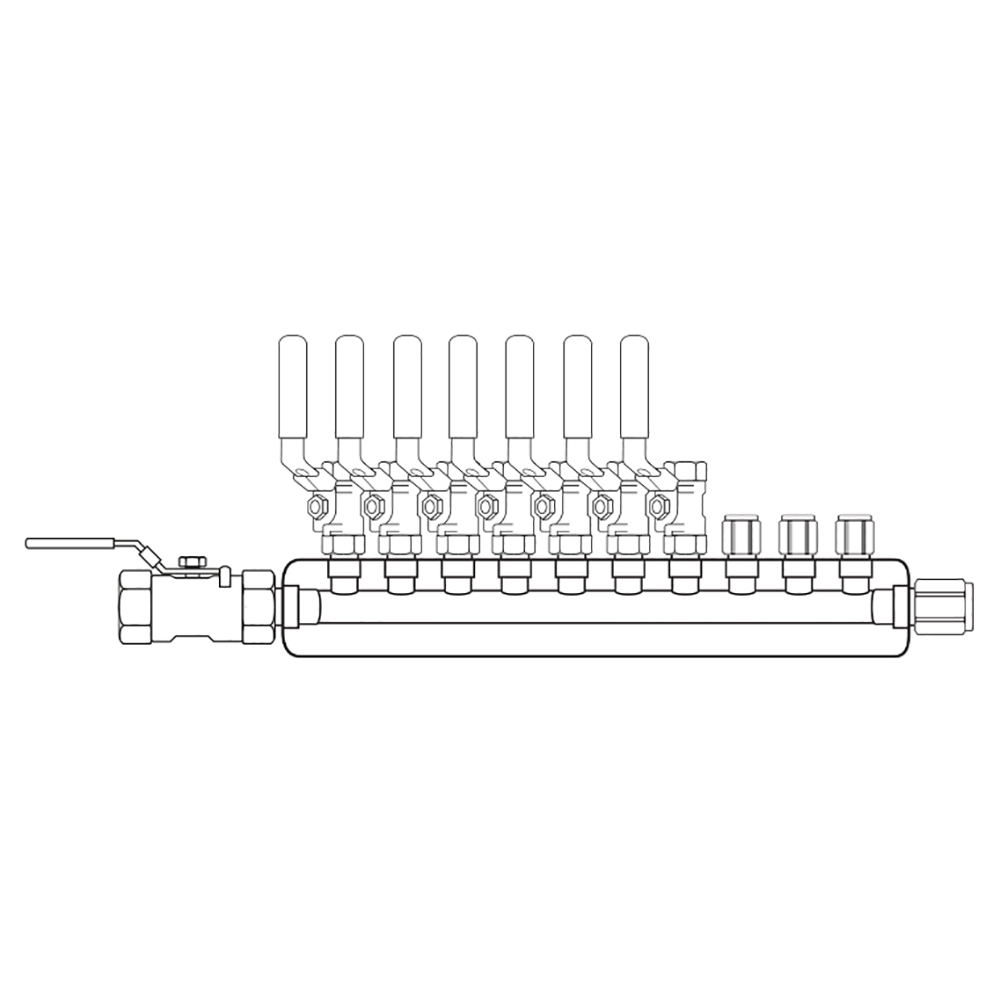 M3074011 Manifolds Stainless Steel Single Sided