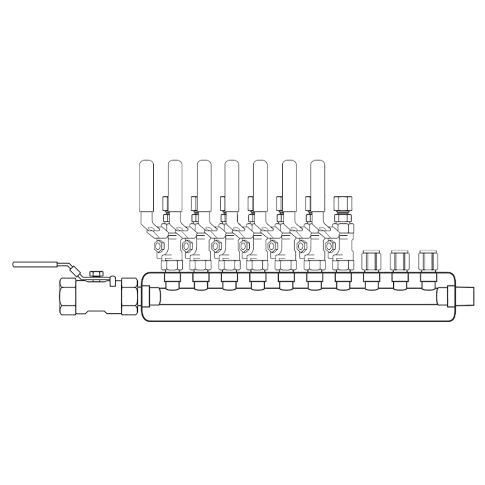 M3074110 Manifolds Stainless Steel Single Sided