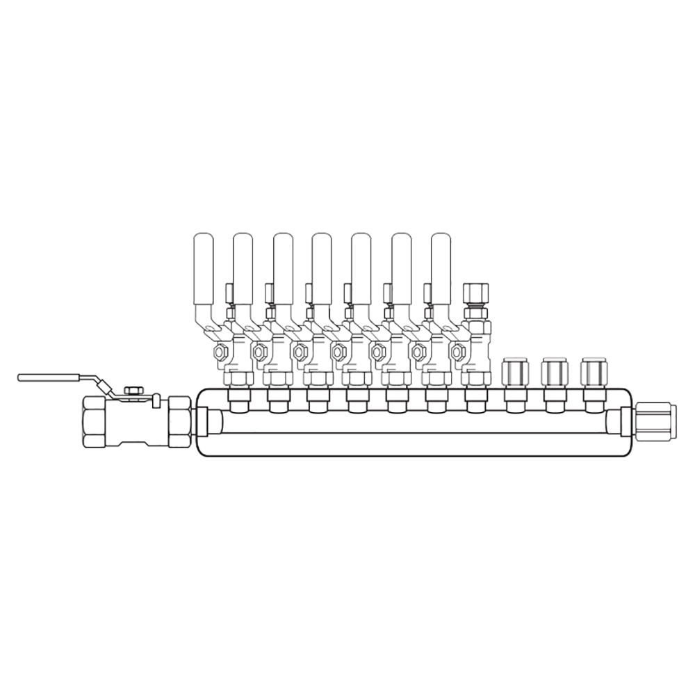 M3074111 Manifolds Stainless Steel Single Sided