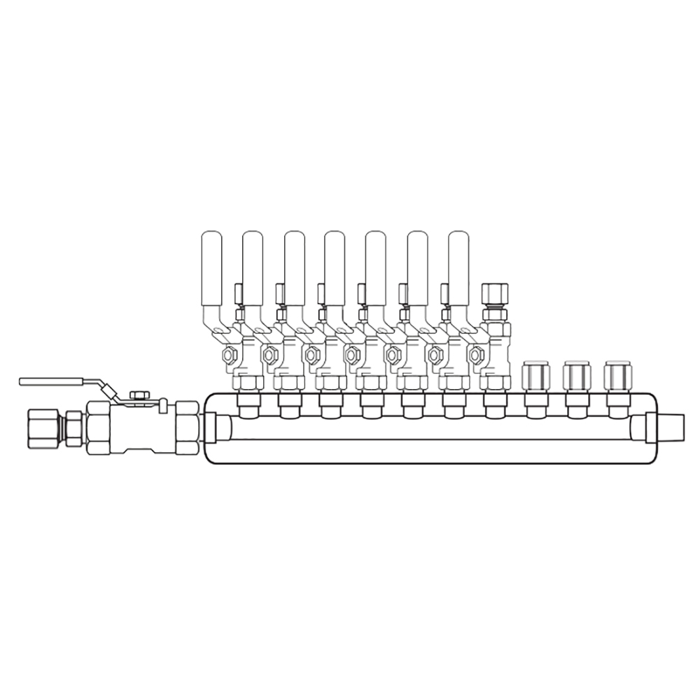 M3074230 Manifolds Stainless Steel Single Sided