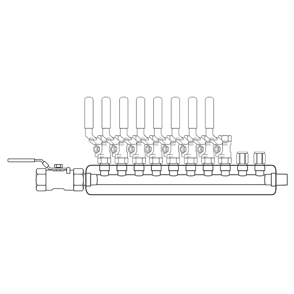 M3084010 Manifolds Stainless Steel Single Sided