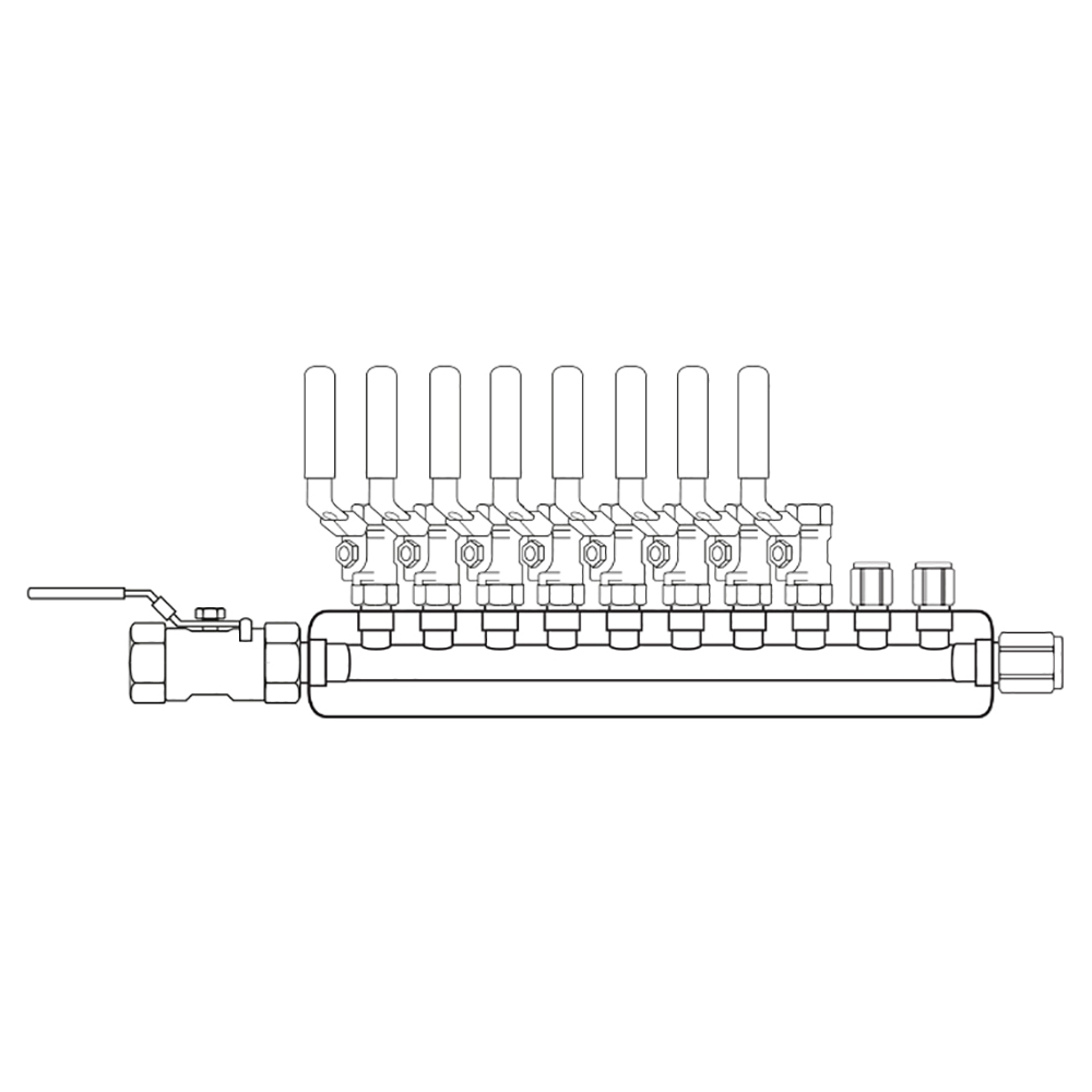 M3084011 Manifolds Stainless Steel Single Sided