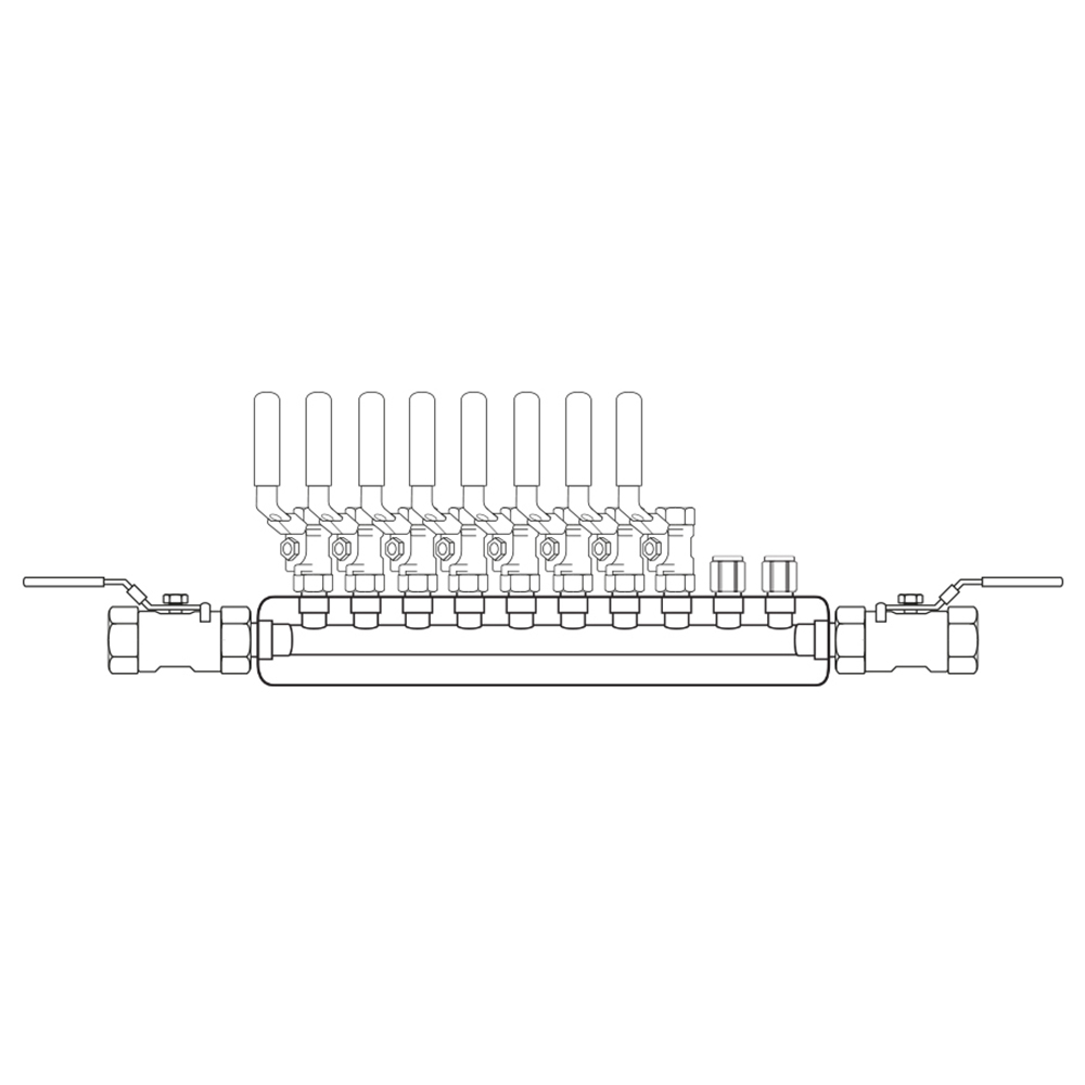 M3084012 Manifolds Stainless Steel Single Sided