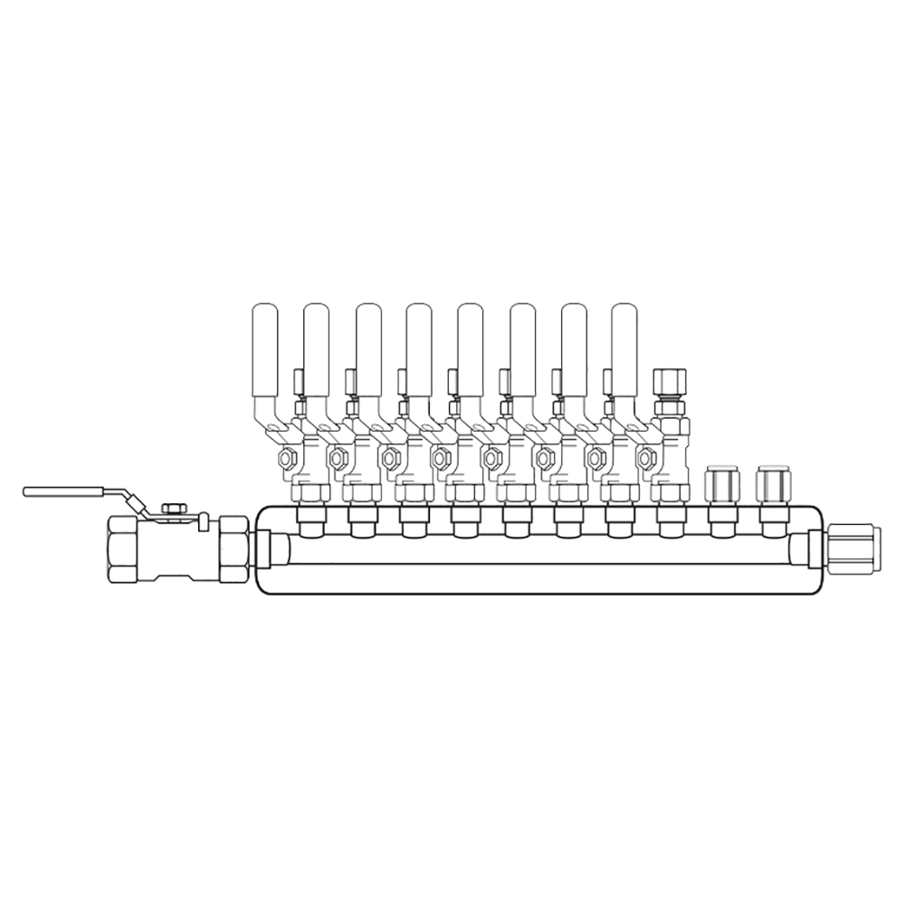 M3084111 Manifolds Stainless Steel Single Sided