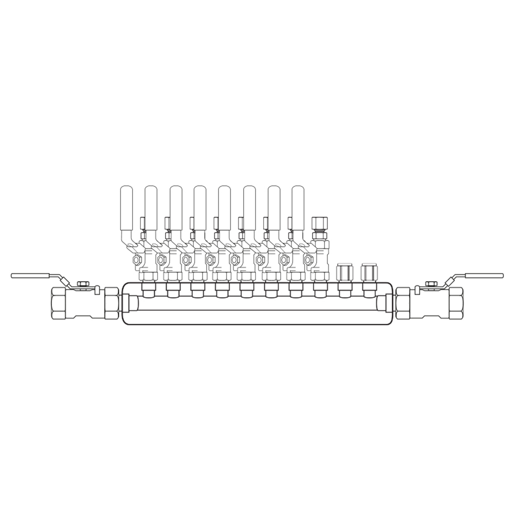 M3084112 Manifolds Stainless Steel Single Sided