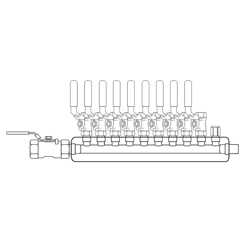 M3094010 Manifolds Stainless Steel Single Sided