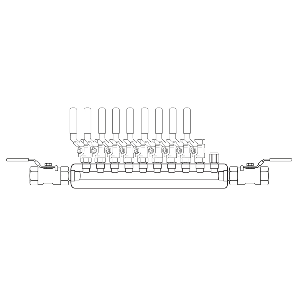 M3094012 Manifolds Stainless Steel Single Sided