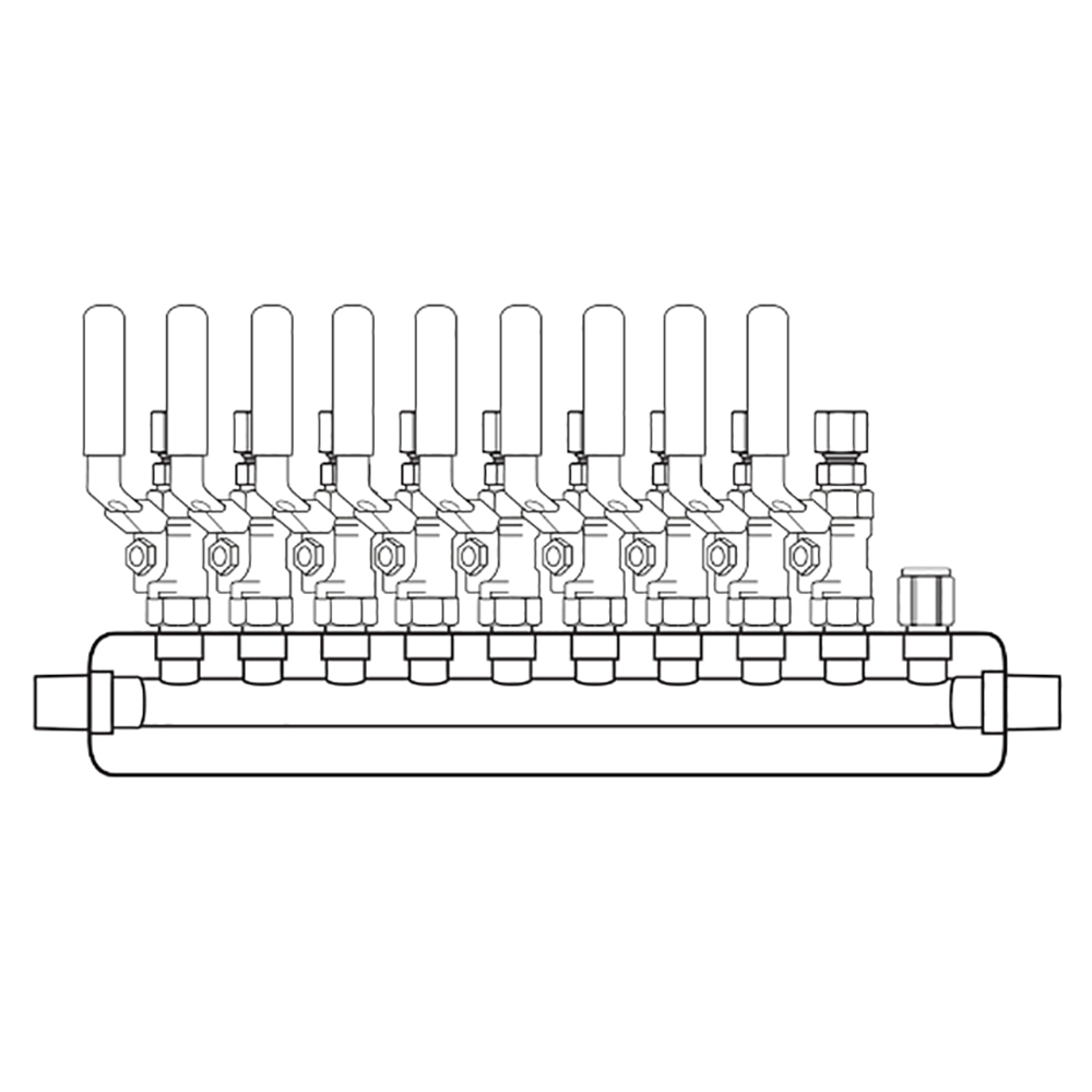 M3094200 Manifolds Stainless Steel Single Sided