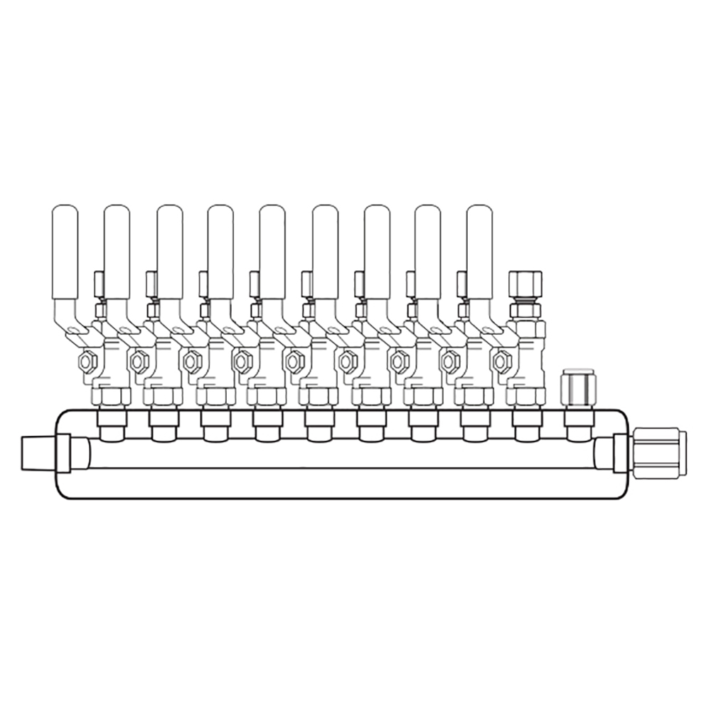 M3094201 Manifolds Stainless Steel Single Sided