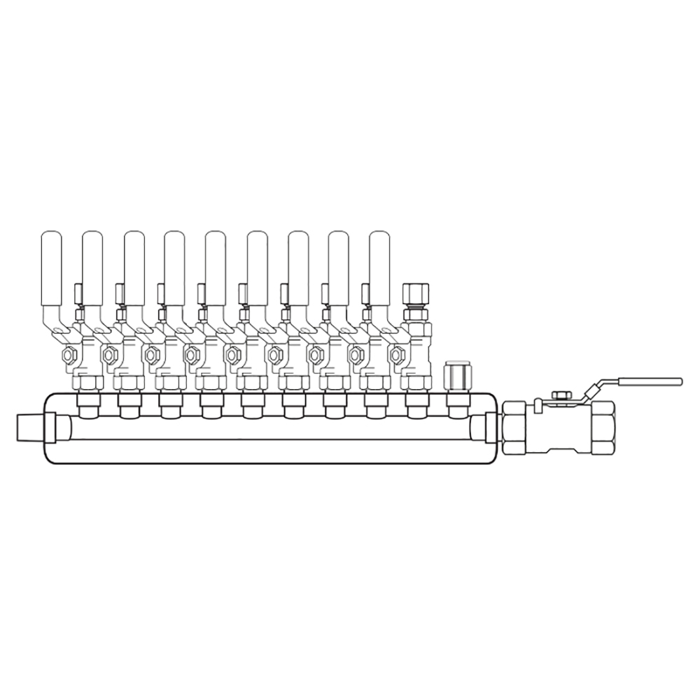 M3094202 Manifolds Stainless Steel Single Sided