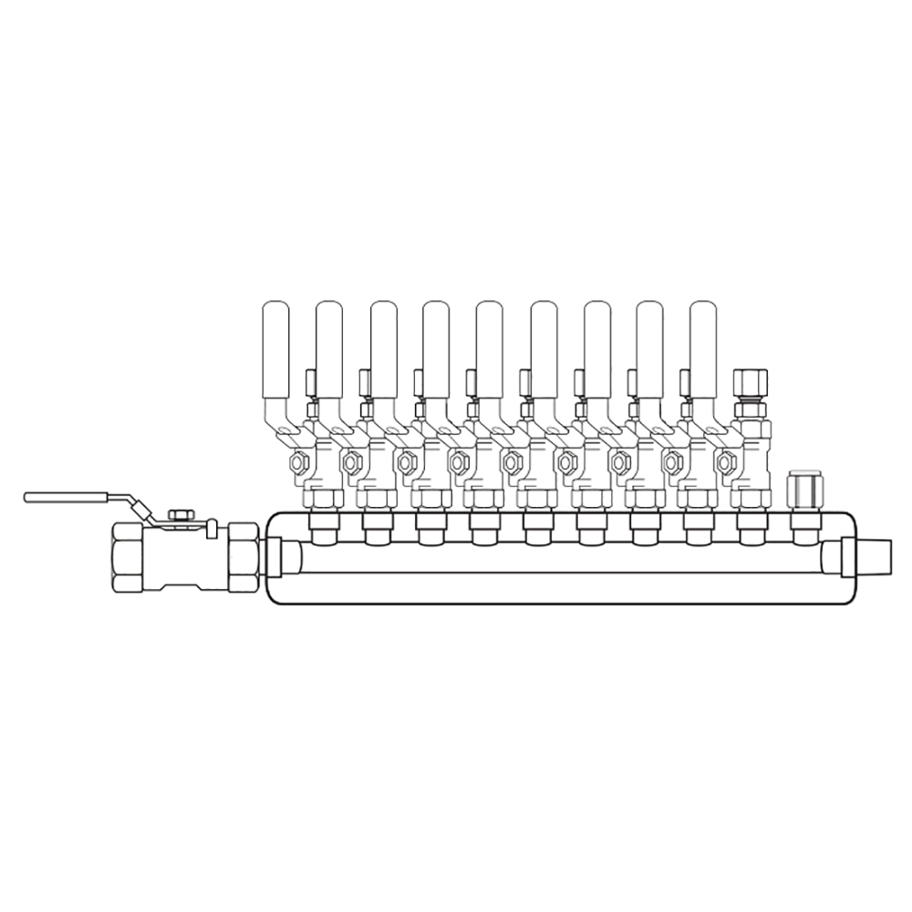 M3094210 Manifolds Stainless Steel Single Sided