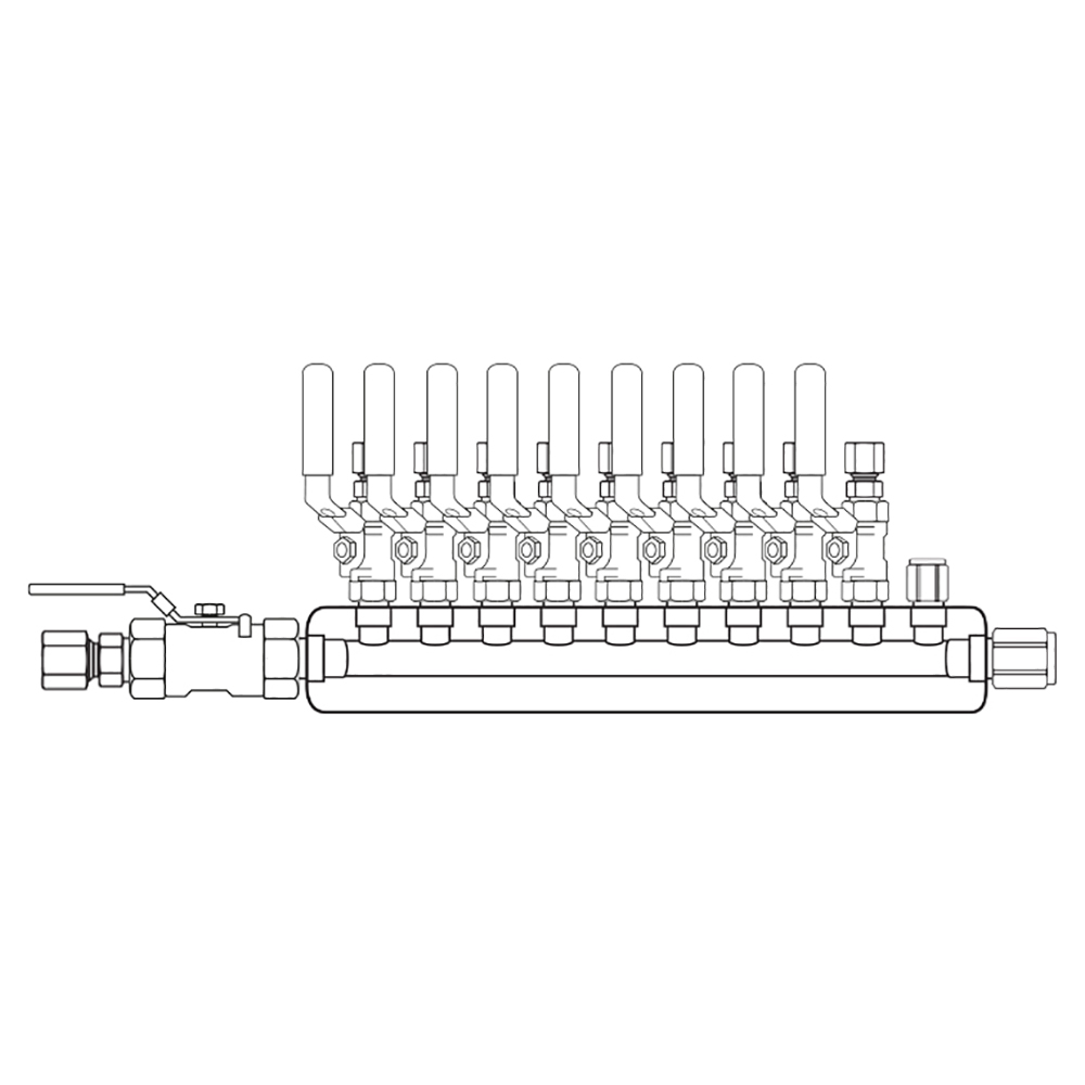 M3094221 Manifolds Stainless Steel Single Sided