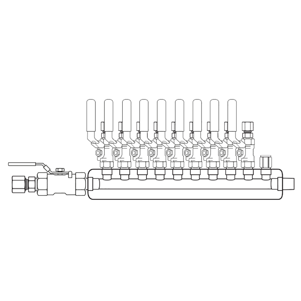 M3094240 Manifolds Stainless Steel Single Sided