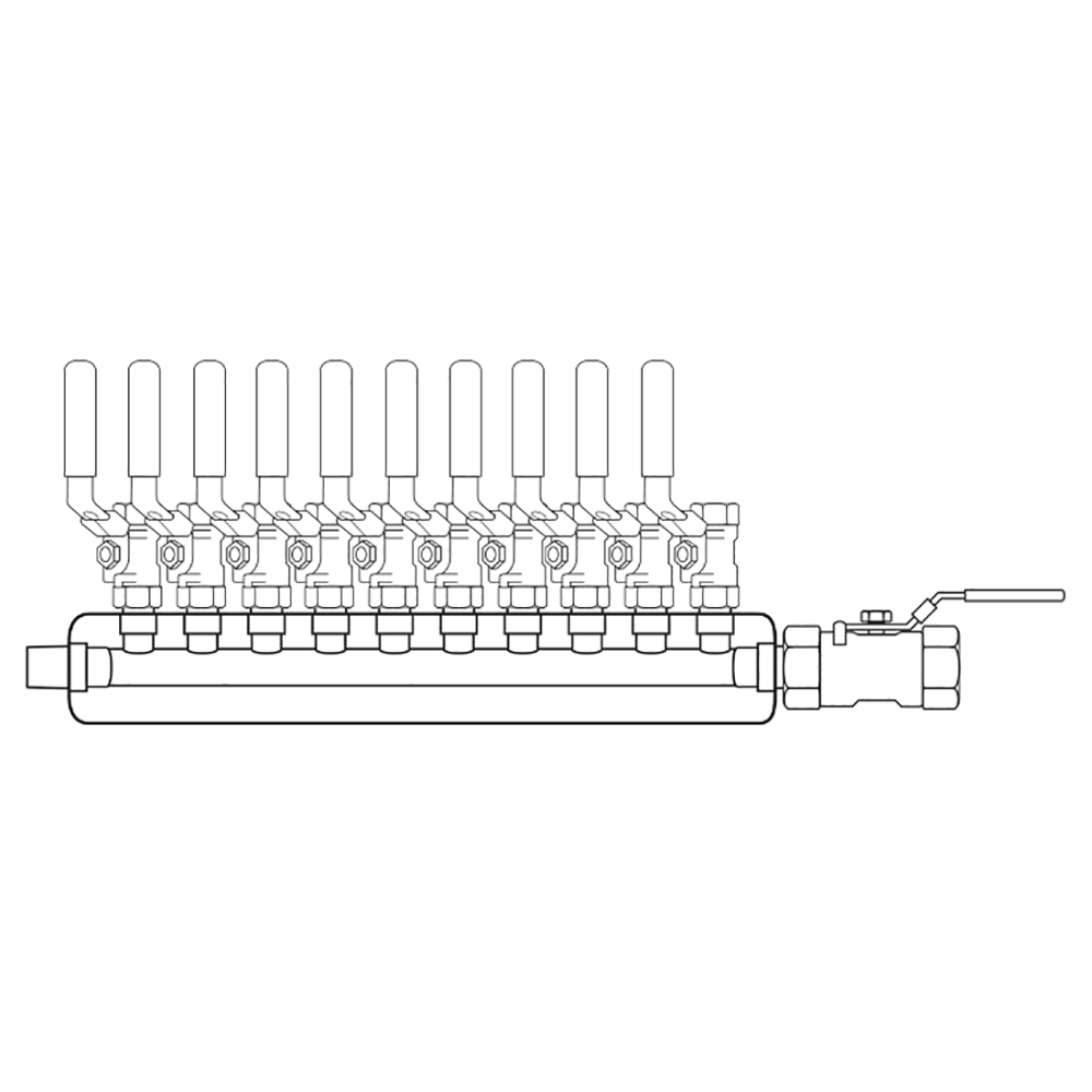 M3104002 Manifolds Stainless Steel Single Sided