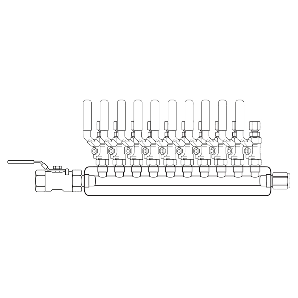 M3104211 Manifolds Stainless Steel Single Sided