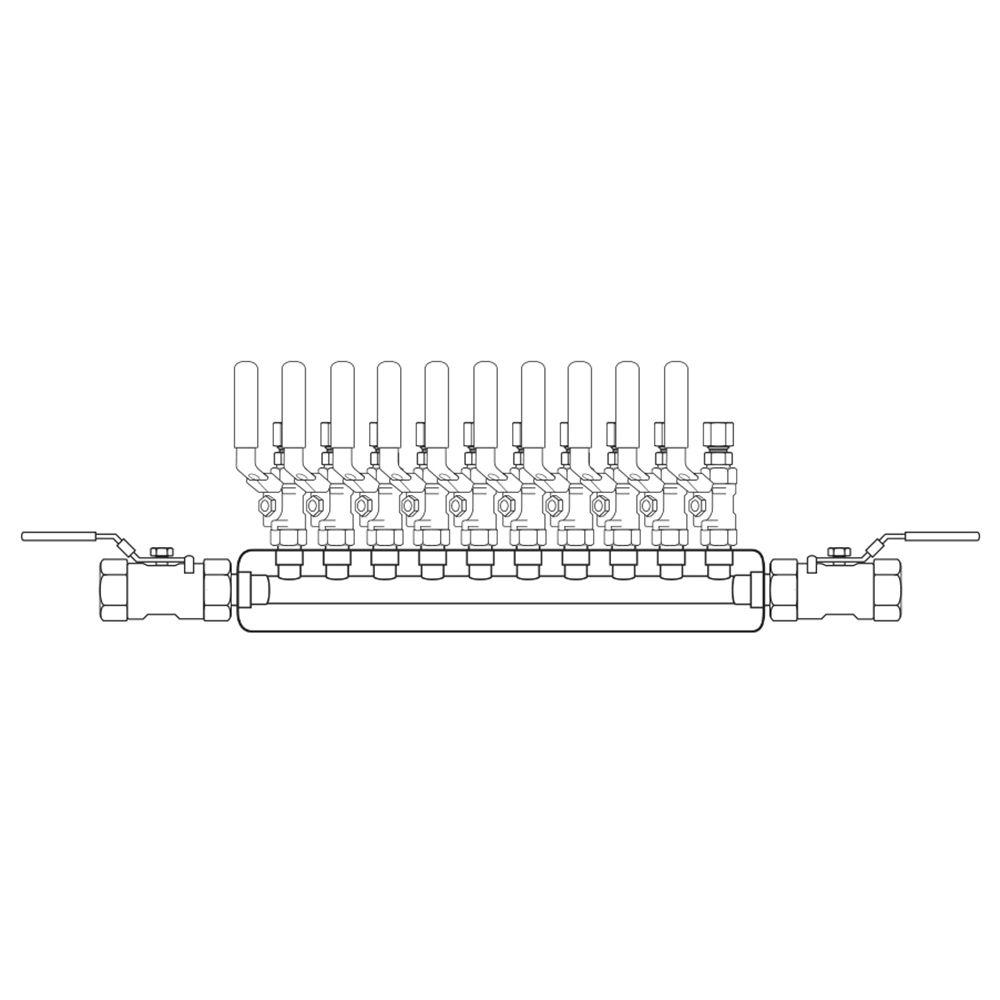 M3104212 Manifolds Stainless Steel Single Sided