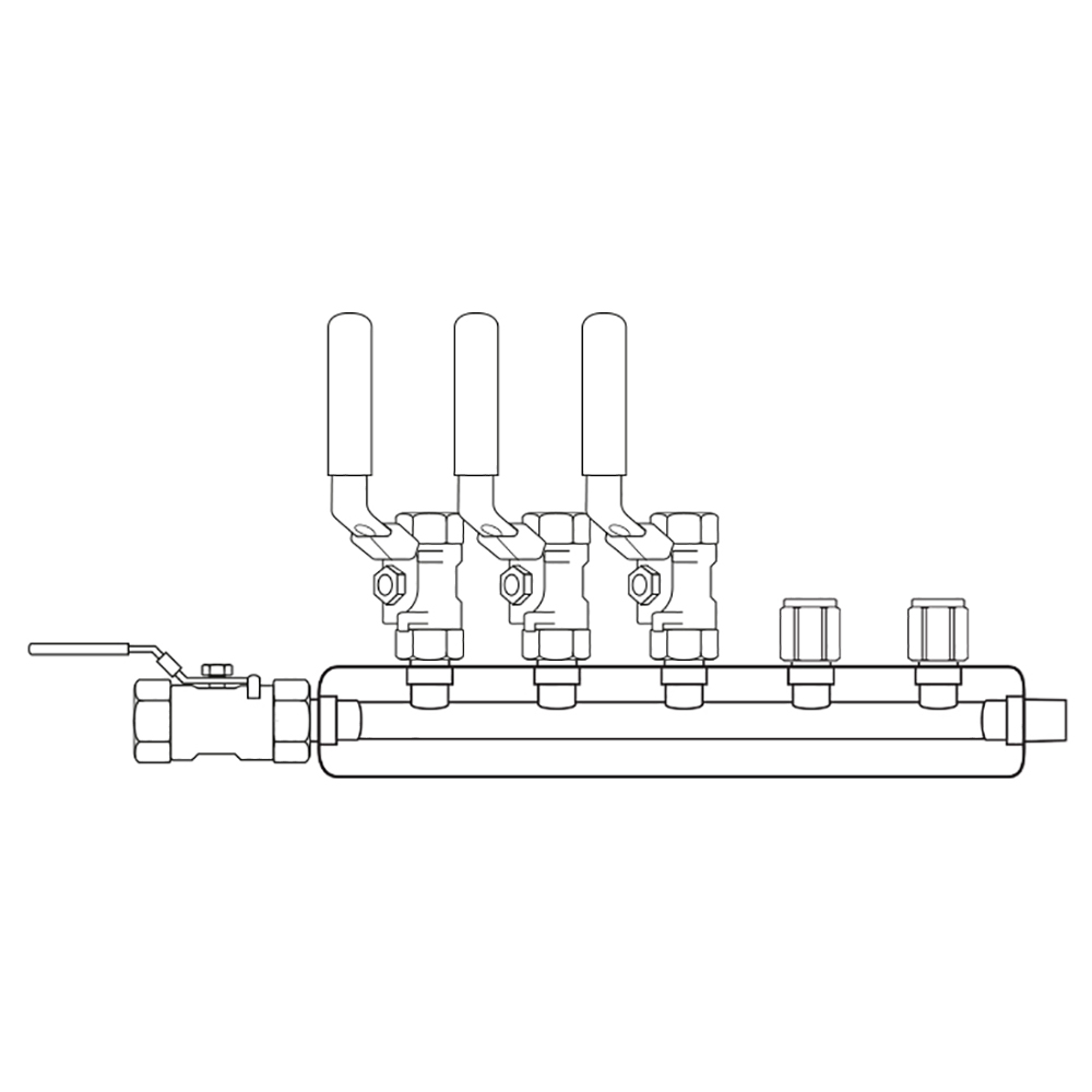 M4034010 Manifolds Stainless Steel Single Sided