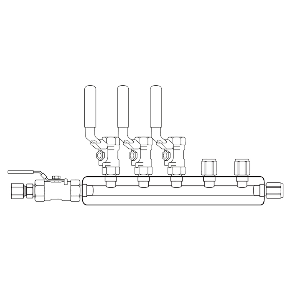 M4034021 Manifolds Stainless Steel Single Sided