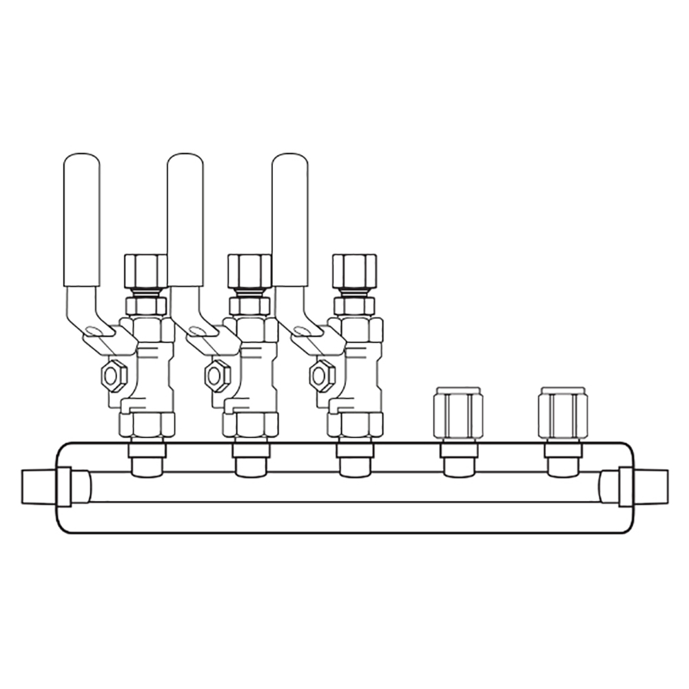 M4034100 Manifolds Stainless Steel Single Sided