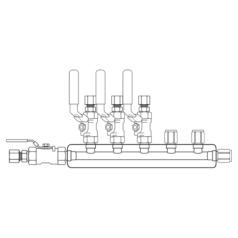 M4034231 Manifolds Stainless Steel Single Sided