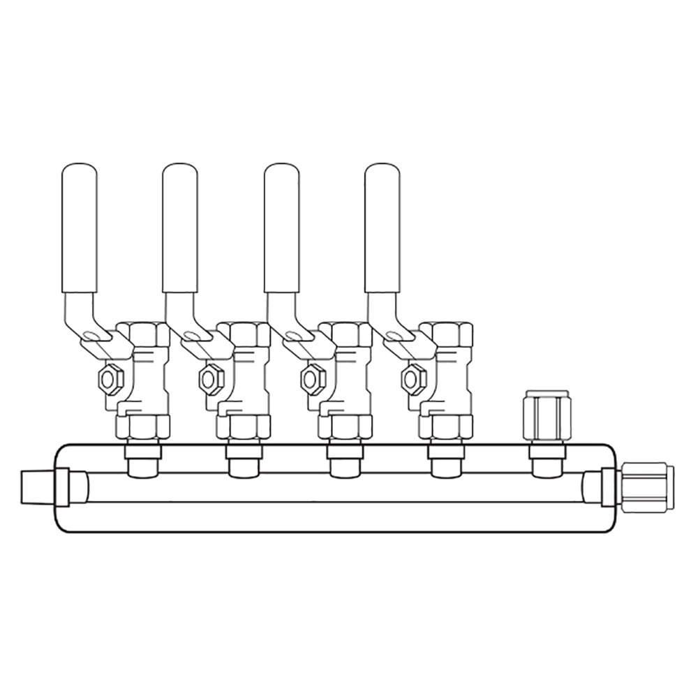 M4044001 Manifolds Stainless Steel Single Sided